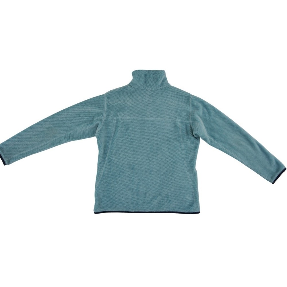 Patagonia Re Tool Pullover Fleece Top Sweater Women's Size Large Teal Blue Snap - Picture 3 of 8